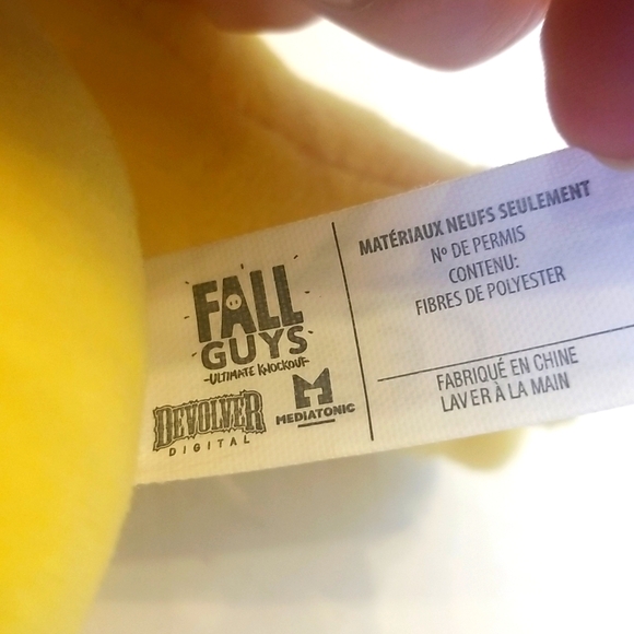 Fall Guy's Ultimate Knockout Original Yellow Plush - Picture 5 of 7